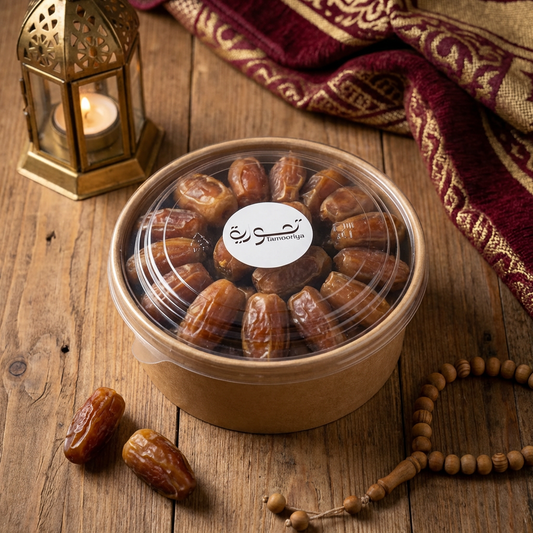 Sagai Rutab Gifting Bowl 900 Grams Pack – Fresh Saudi Dates | Tamooriya UAE