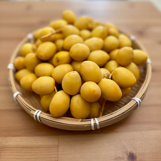 Fresh harvest yellow dates